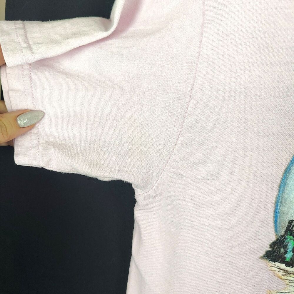 ♡ Teddy Fresh ♡ Au Revoir Pink T-Shirt Top *fair condition* - Picture 7 of 8